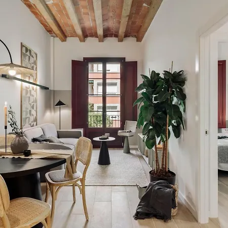 Castell - 2 Bedrooms And Balcony In Sant Antoni 아파트 바르셀로나