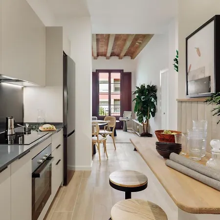 Castell - 2 Bedrooms And Balcony In Sant Antoni 아파트 바르셀로나