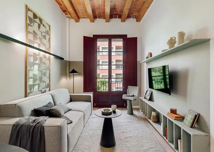 Apartman Castell - 2 Bedrooms And Balcony In Sant Antoni Barcelona